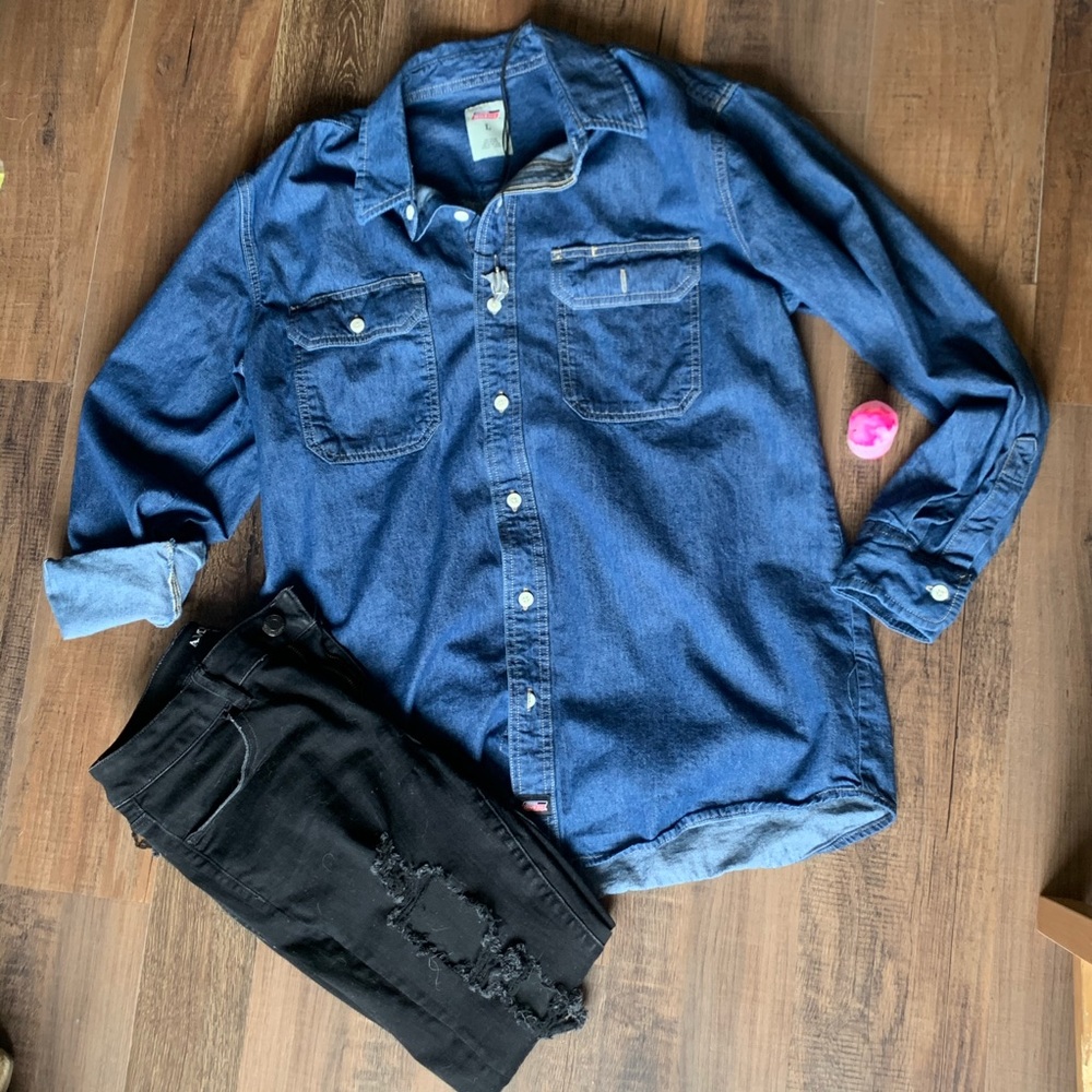 Dickies long sleeve denim shirt